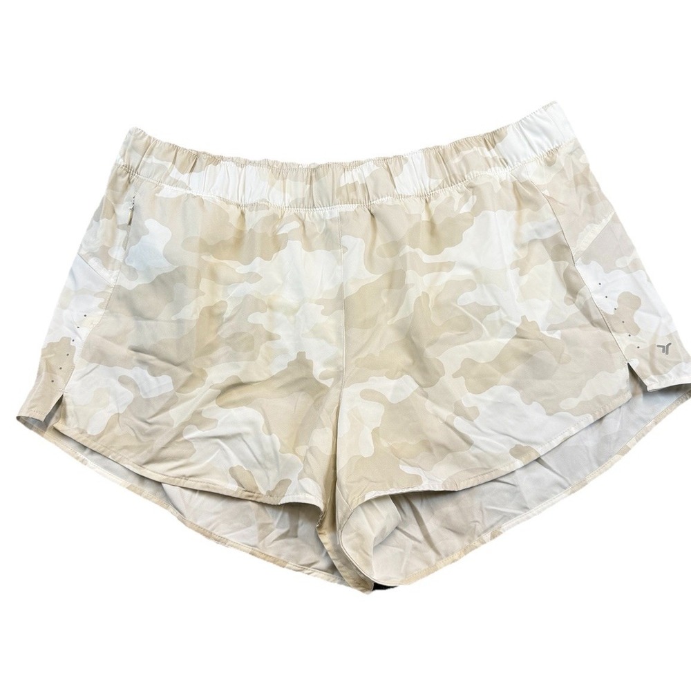Old Navy Women's Camo Quick Dry 4-Way Stretch 3" Inseam Athletic Shorts XL Lined - Picture 1 of 7